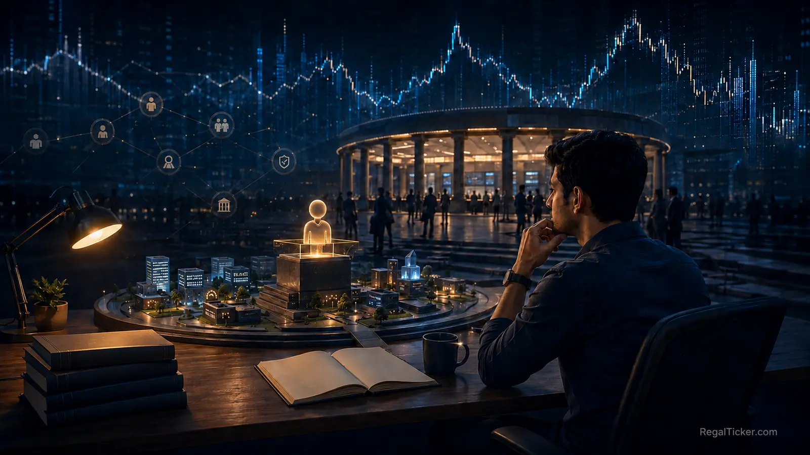 Beginner exploring the Indian stock-market ecosystem of companies, investors, exchanges, share ownership and changing market prices