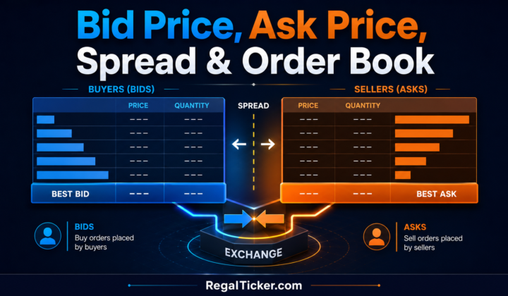 Bid price, ask price, spread and order book explained