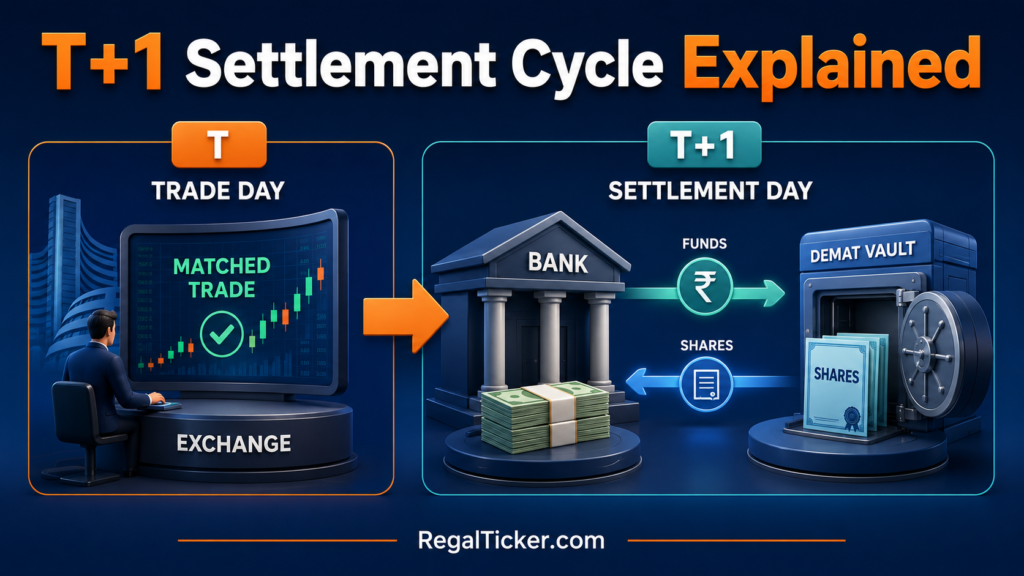 T+1 trade settlement cycle in India explained
