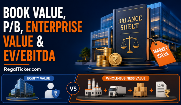 Book value, P/B ratio, enterprise value and EV/EBITDA explained