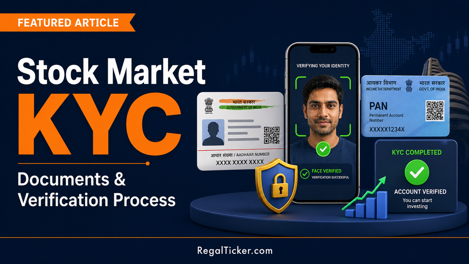 Stock market KYC documents and verification process in India