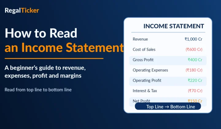 How to read an income statement from revenue to net profit