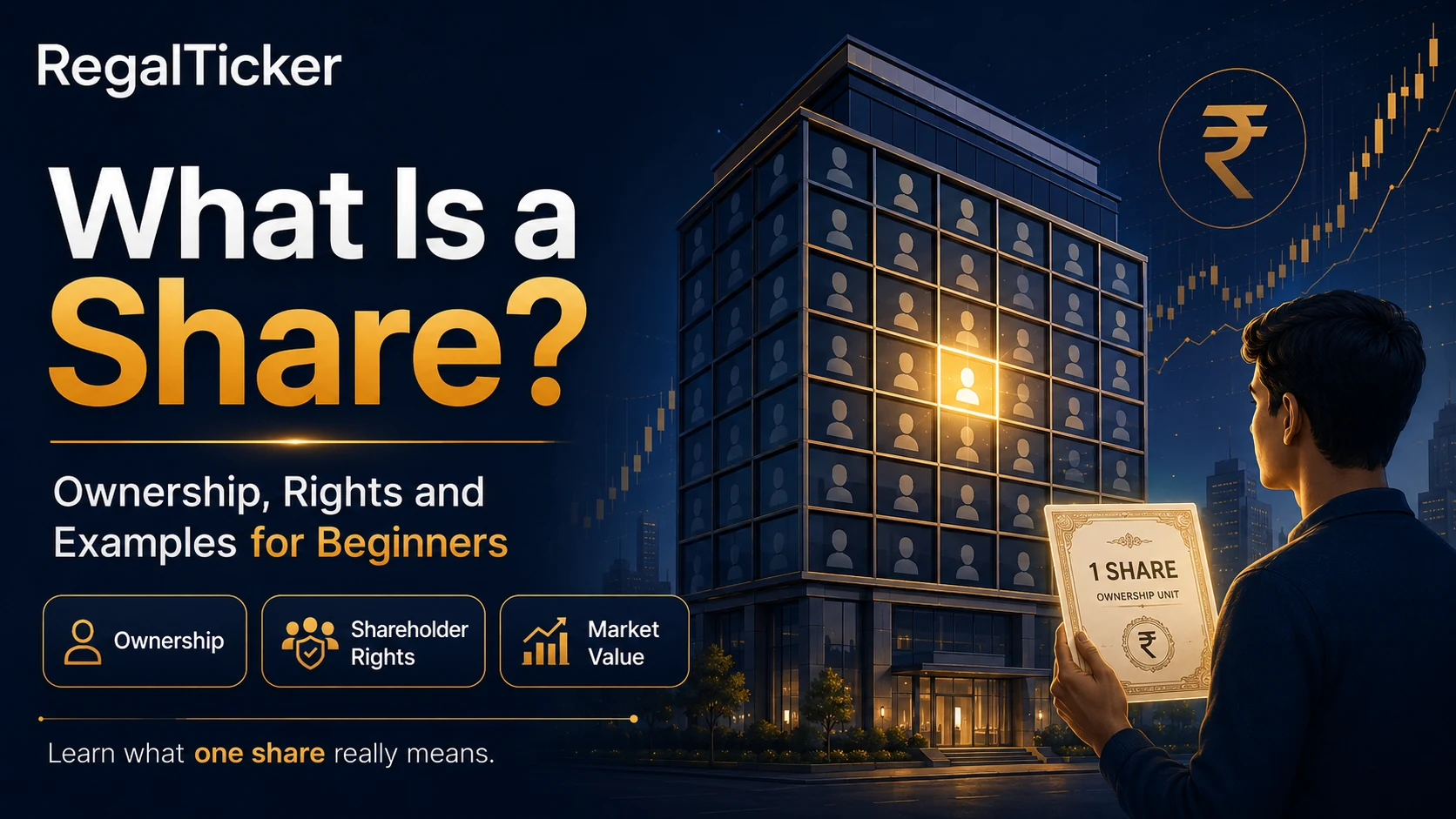 What is a share — ownership, shareholder rights and examples for beginners