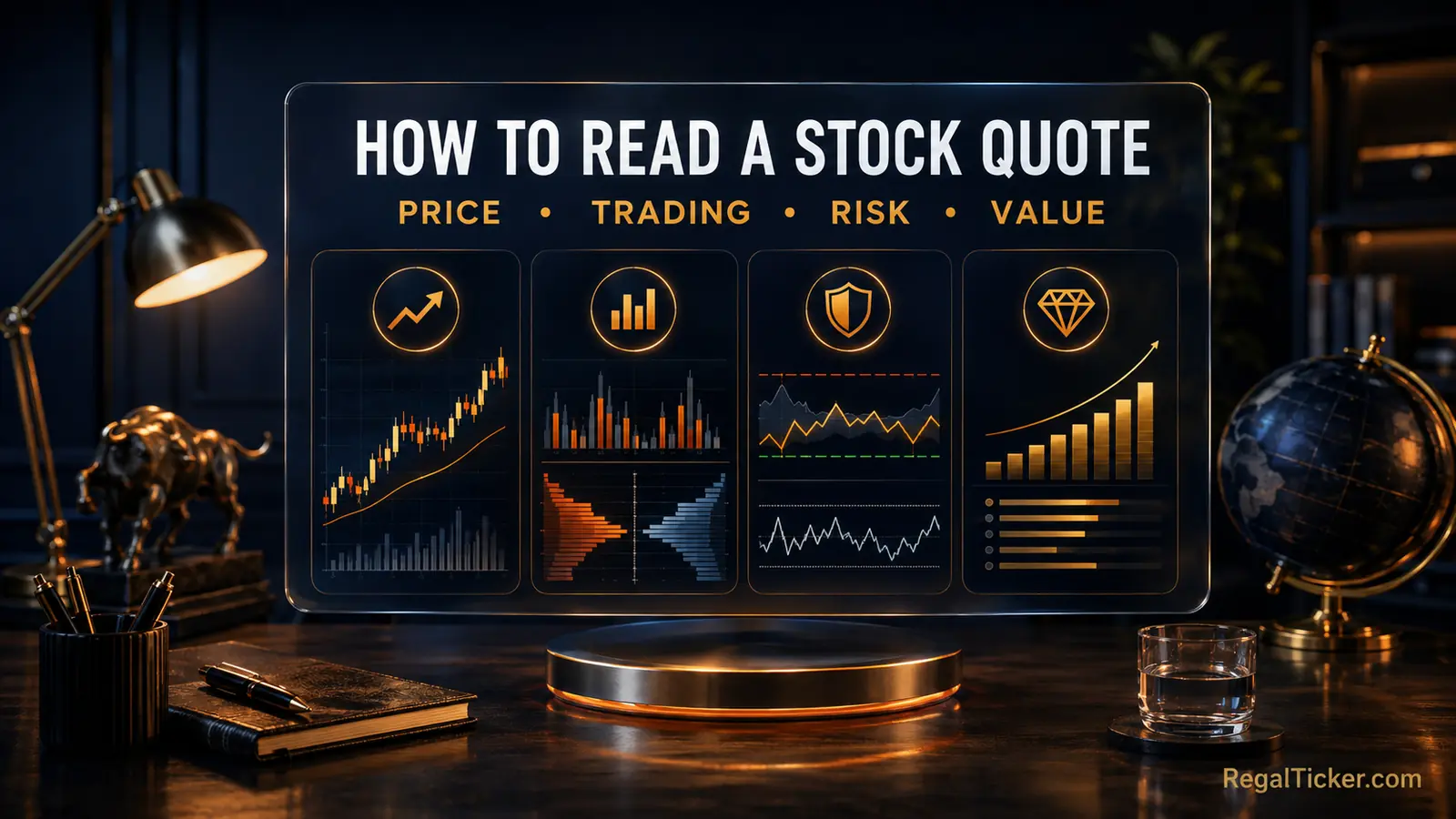 How to read a stock quote in India using price trading risk and valuation fields