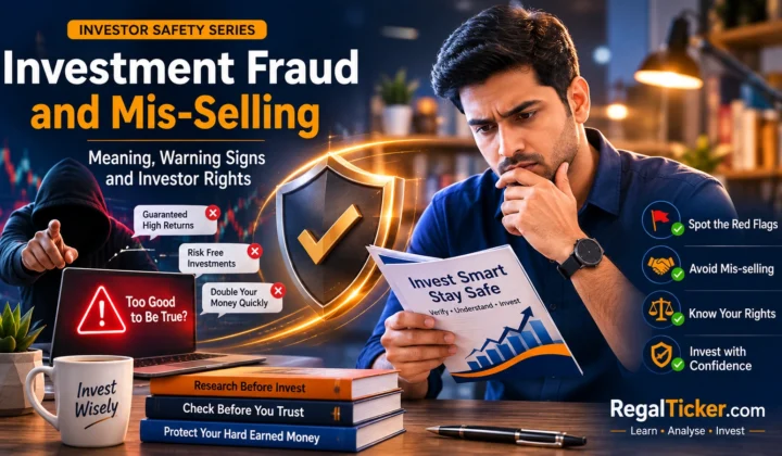 Indian investor reviewing an investment offer for hidden risks, misleading claims, unsuitable advice and undisclosed charges