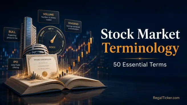 Stock market terminology with 50 essential terms for Indian market beginners