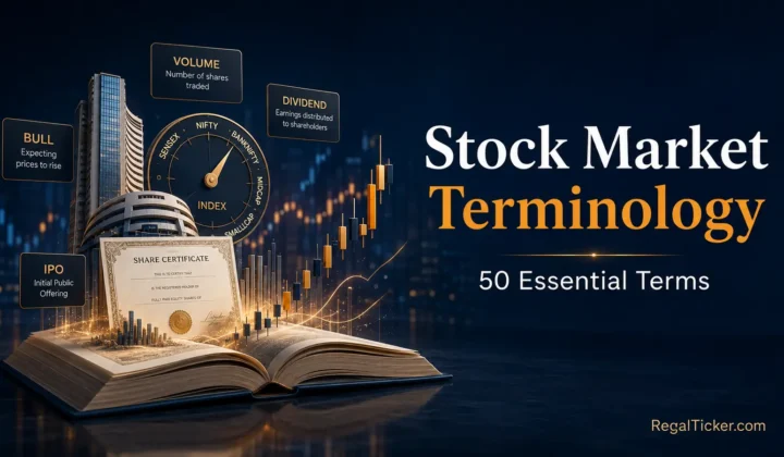 Stock market terminology with 50 essential terms for Indian market beginners