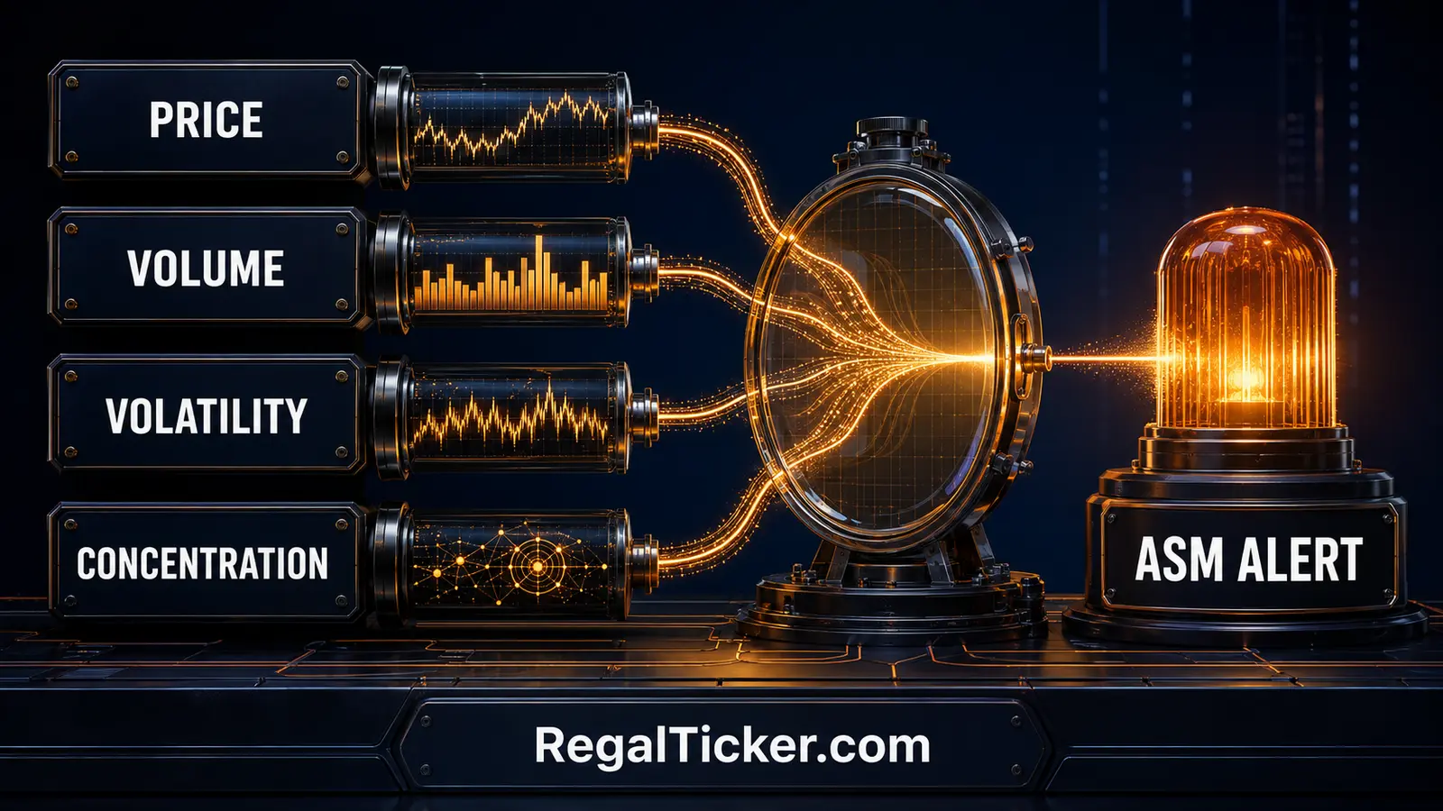 How ASM stock surveillance uses price volume volatility and client concentration signals