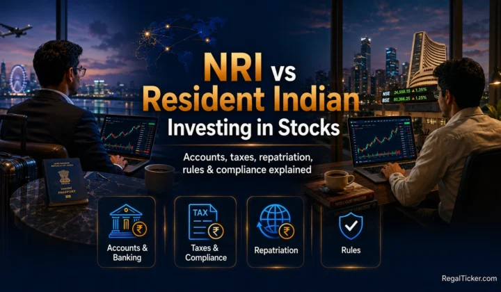 NRI vs resident Indian investing in stocks comparison covering accounts, taxes, repatriation and regulatory rules