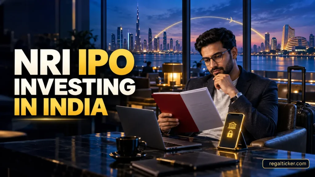 NRI investor reviewing an Indian IPO application with NRE NRO ASBA tax and repatriation decisions