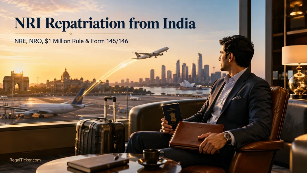 NRI planning repatriation of money from India to an overseas account through the correct NRE or NRO route
