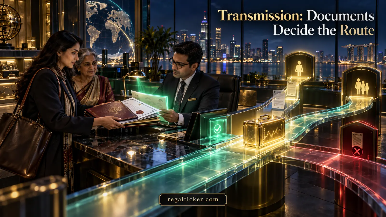 Overseas legal heir using nomination death certificate succession documents and Demat details to transmit inherited Indian securities