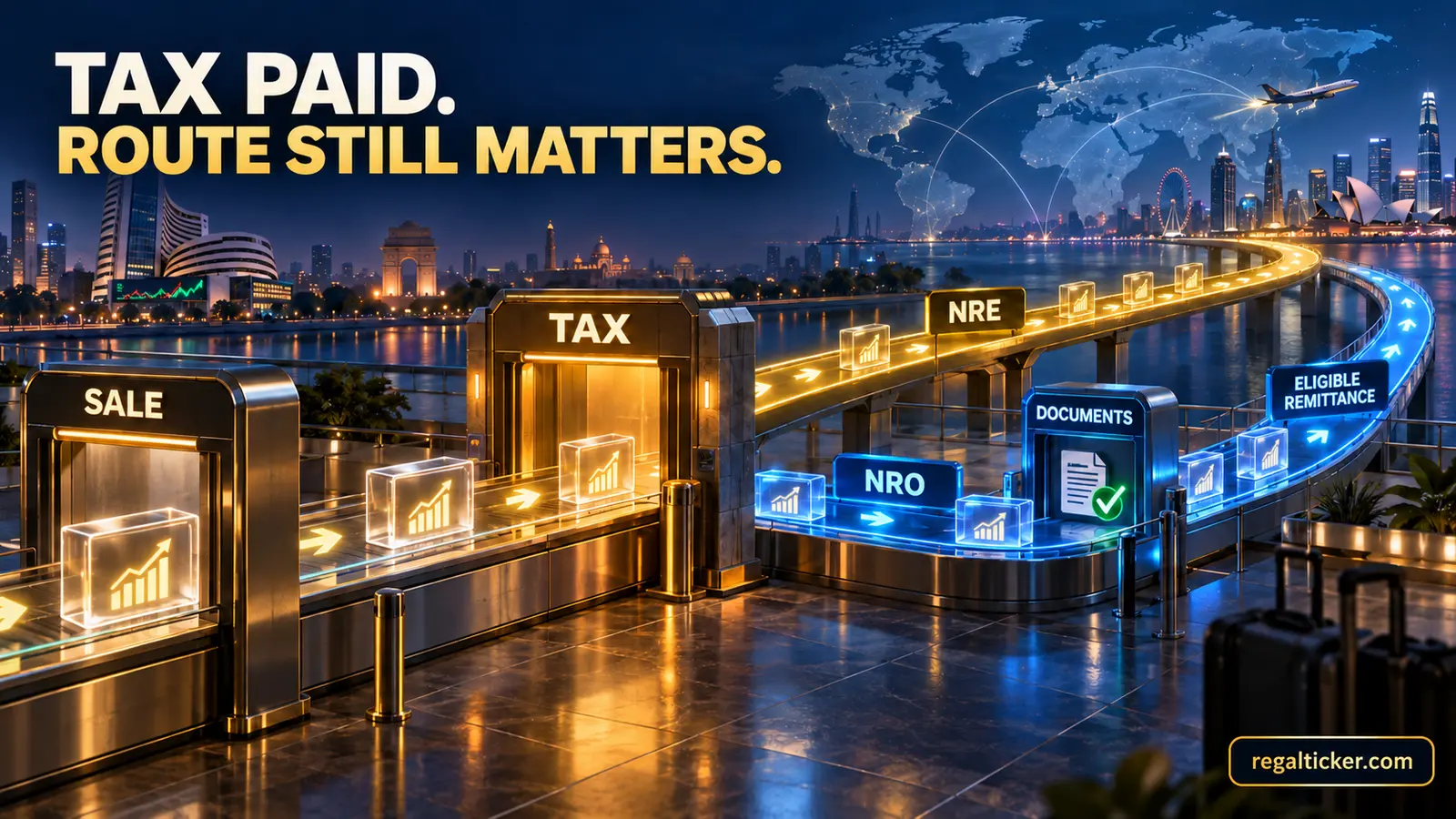 NRI planning Indian IPO share sale capital gains tax TDS NRE NRO proceeds and overseas repatriation