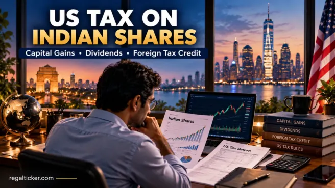 US tax on Indian shares guide covering capital gains, dividends, dollar cost basis and foreign tax credit for U.S. taxpayers